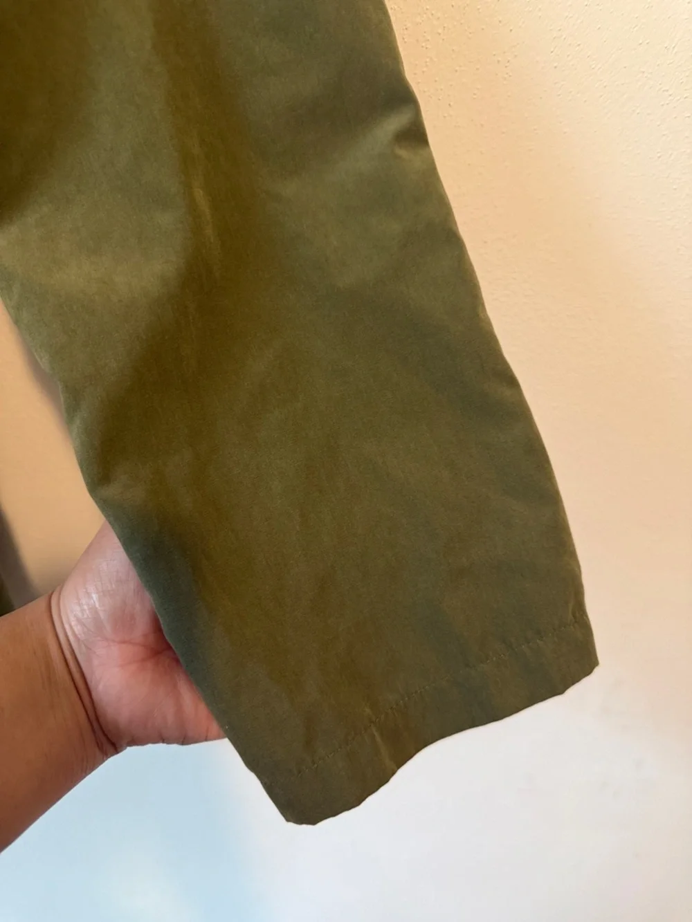 Love Tree Olive Hooded Utility Jacket with Drawstring Waist - Picture 5 of 7